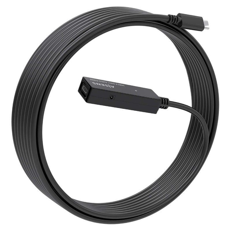 Cabo de Extensão USB 3.2 com Amplificador Aisens A107-0869 / Macho USB Tipo C - Fêmea USB Tipo C /…