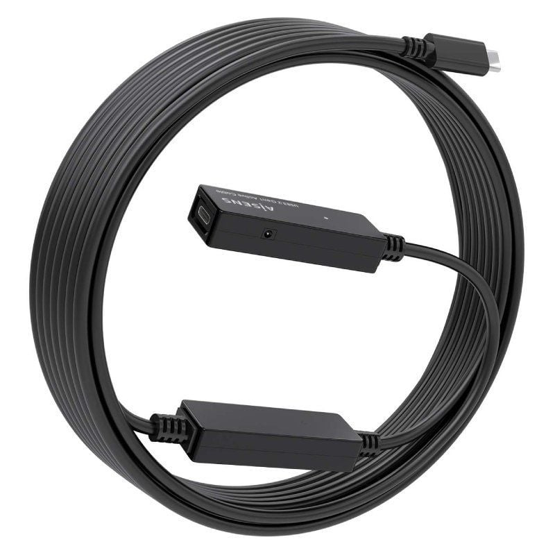 Cabo de Extensão USB 3.2 com Amplificador Aisens A107-0870 / Macho USB Tipo C - Fêmea USB Tipo C /…