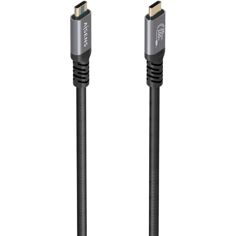 Cabo USB 3.2 Tipo C Aisens A107-0988 / Cabo USB Tipo C - Cabo USB Tipo C / Até 100W / 20gbps / 3m /…