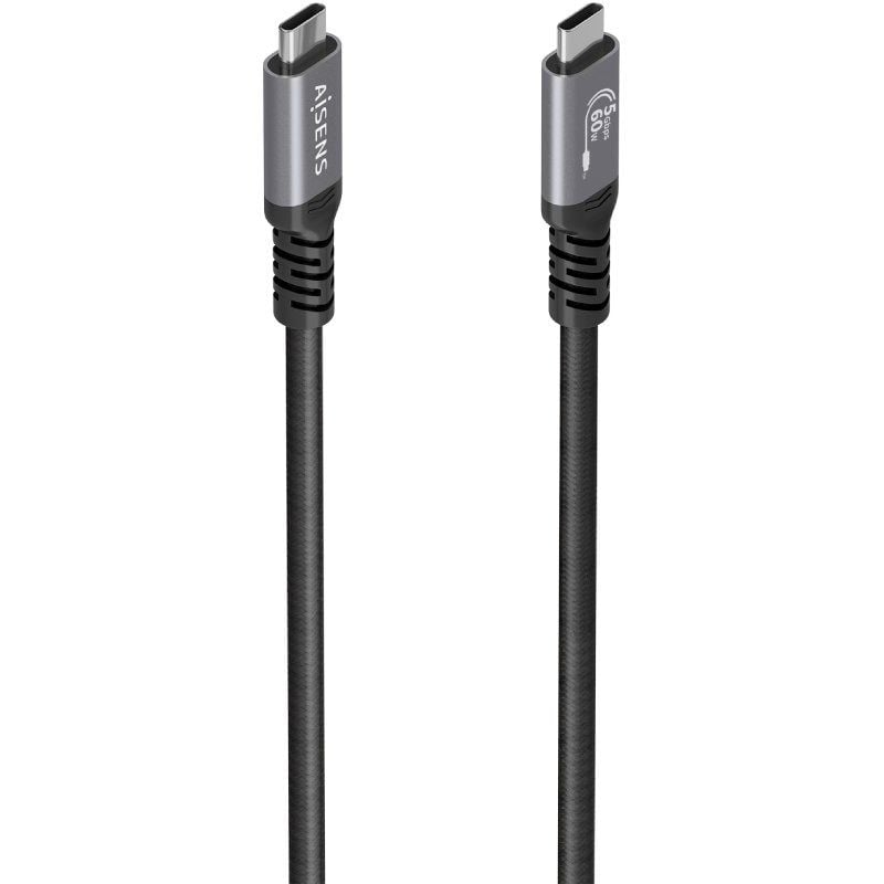 Cabo USB 3.2 Tipo C Aisens A107-0992 / Cabo USB Tipo C - Cabo USB Tipo C / Até 60W / 5gbps / 10m /…