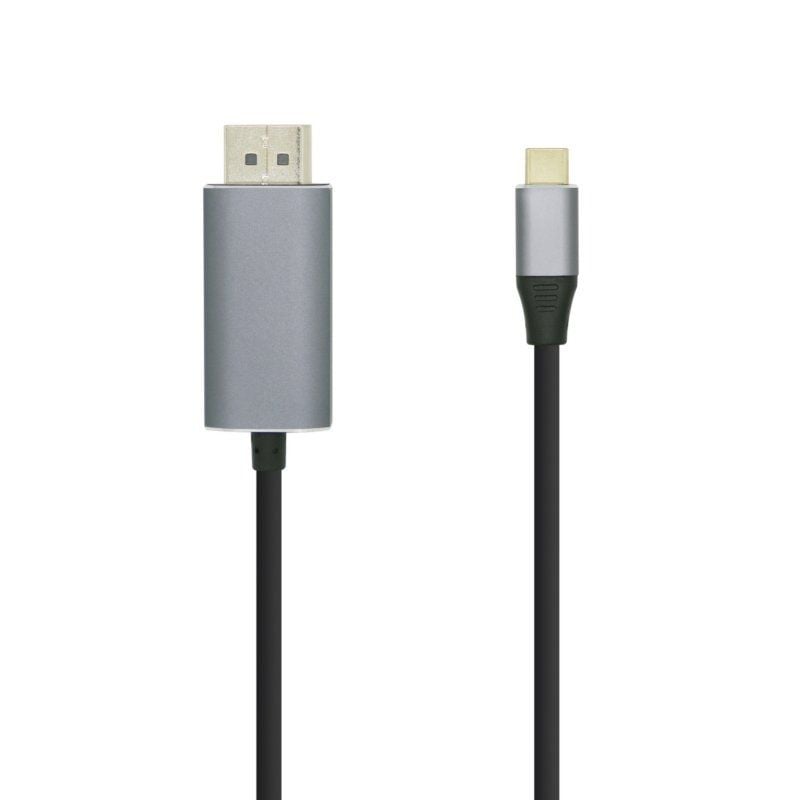 Cabo Displayport A109-0395 da Aisens / Cabo USB Tipo C - Cabo Displayport / Até 27W / 1250mbps / 1,…