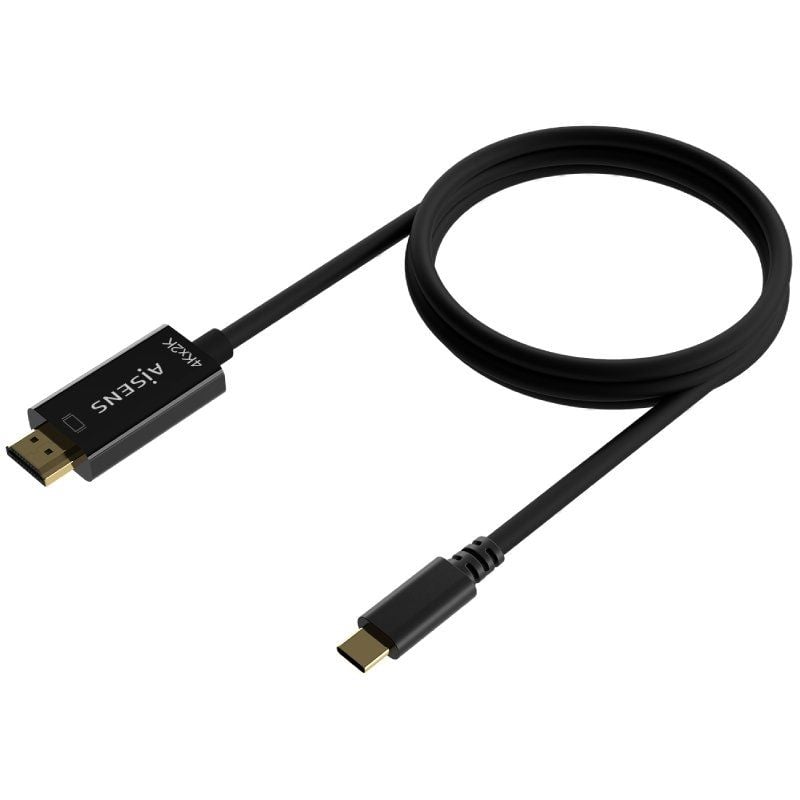 Aisens A109-0624 Cabo Conversor HDMI 4K A109-0624 / USB Tipo C Macho - HDMI Macho / Até 27W / 1250m…