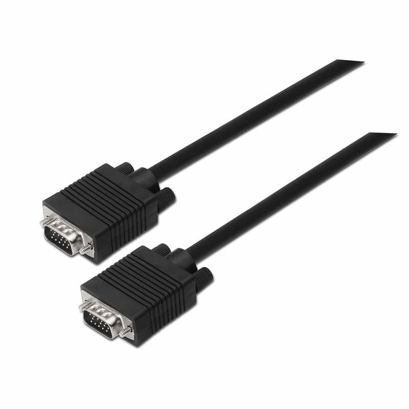 Cabo SVGA Aisens A113-0070 / VGA Macho - VGA Macho / Até 3W / 10mbps / 5m / Preto