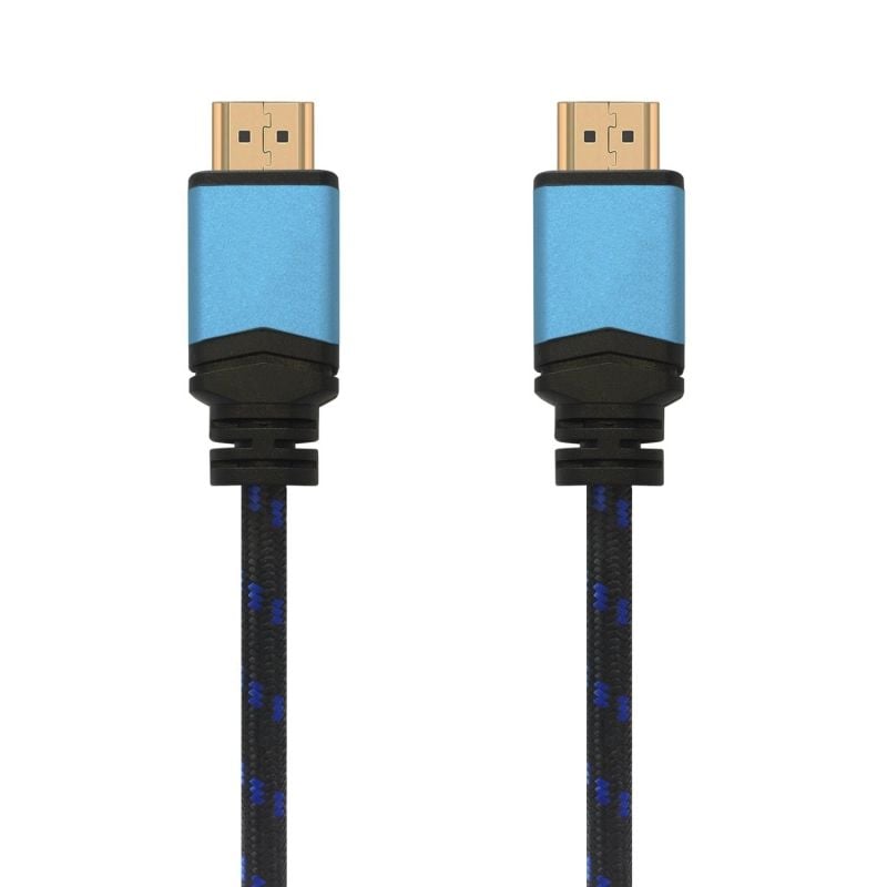 Cabo Aisens A120-0355 4K HDMI 2.0 / Macho HDMI - Macho HDMI / Até 10W / 2250mbps / 50cm / Preto e A…