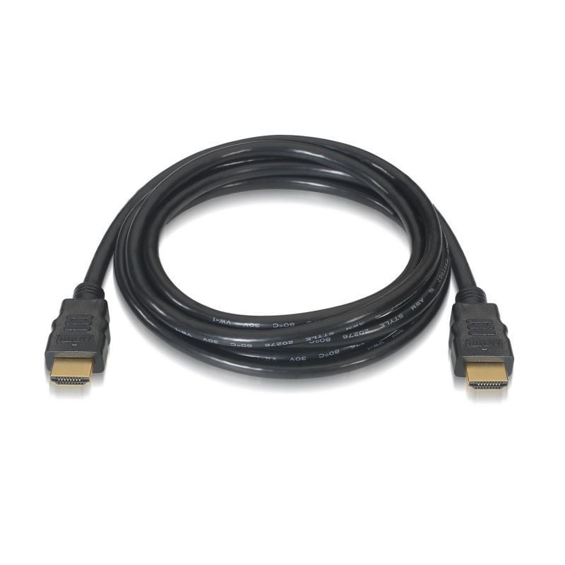 Cabo Aisens A120-0372 4K HDMI 2.0 / Macho HDMI - Macho HDMI / Até 10W / 2250mbps / 10m / Preto