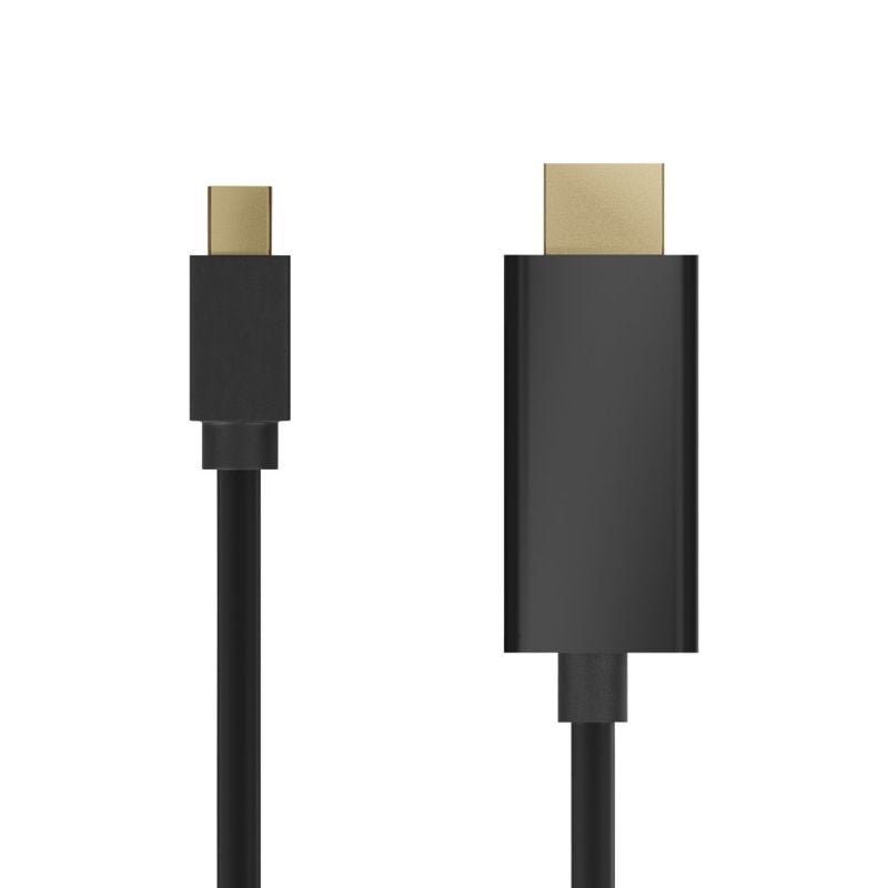 Cabo Conversor Aisens A125-0361 / Mini Displayport Macho - HDMI Macho / Até 5W / 2300mbps / 2m / Pr…