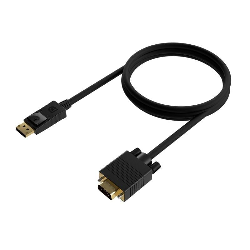 Cabo Conversor Aisens A125-0552 / Displayport Macho - VGA Macho / Até 5W / 2300mbps / 1m / Preto