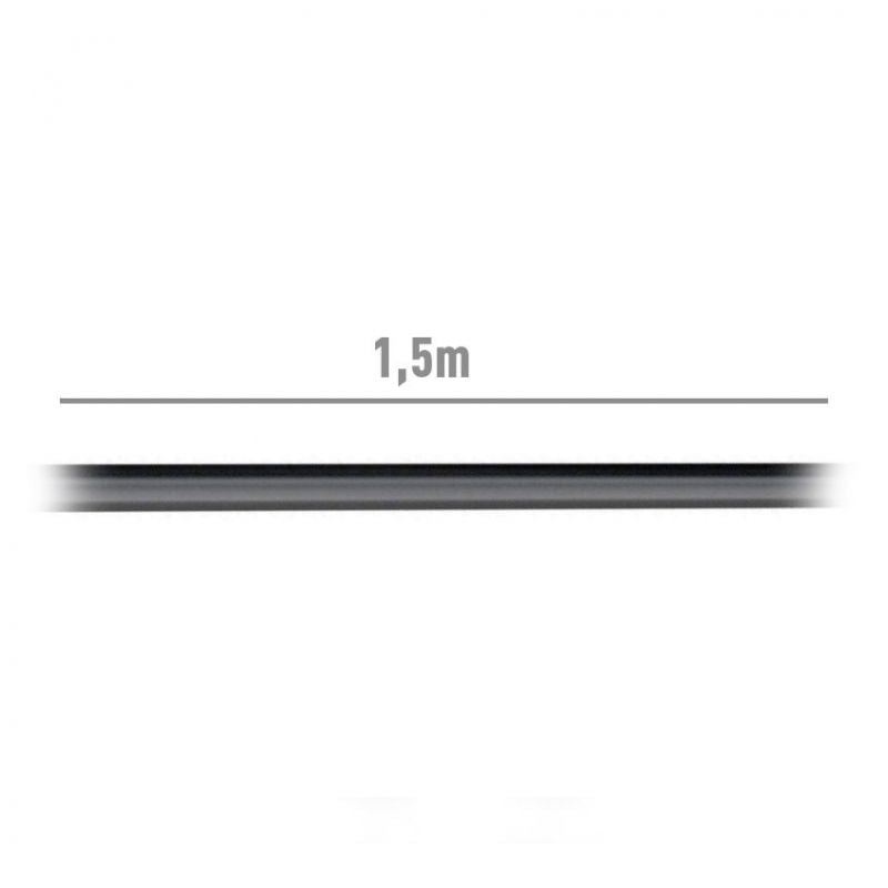 Cabo Estéreo A128-0147 da Aisens / Jack 3,5 Macho - 2x RCA Macho / Até 0,1w / 1,5m / Preto