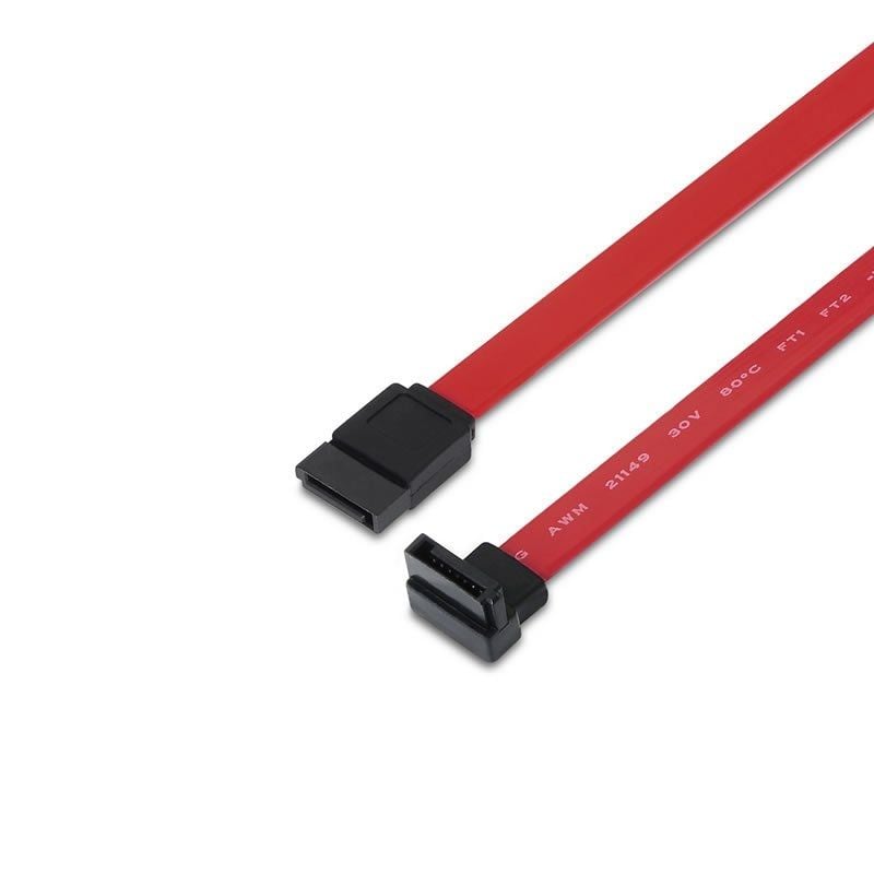 Cabo SATA Aisens A130-0155 / SATA Fêmea - SATA Fêmea / Até 0,1w / 768mbps / 50cm / Vermelho