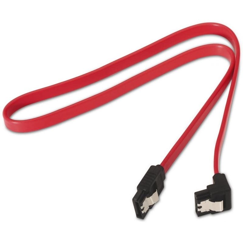 Cabo SATA Aisens A130-0156 / SATA Fêmea - SATA Fêmea / Até 0,1w / 768mbps / 50cm / Vermelho