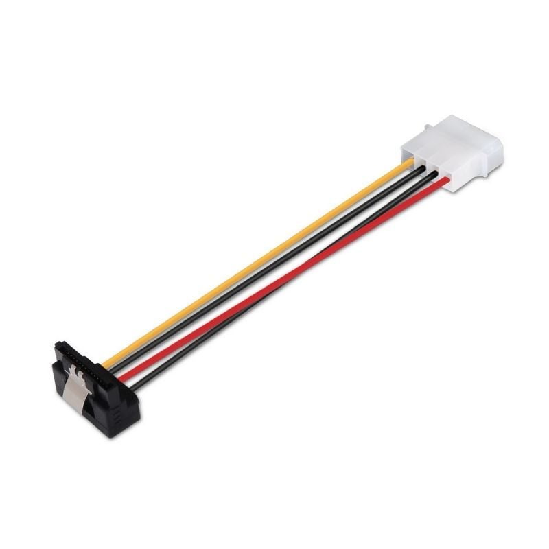 Cabo de Alimentação SATA Aisens A131-0163 / Molex 4 PIN Macho - SATA Fêmea / Até 54W / 16cm