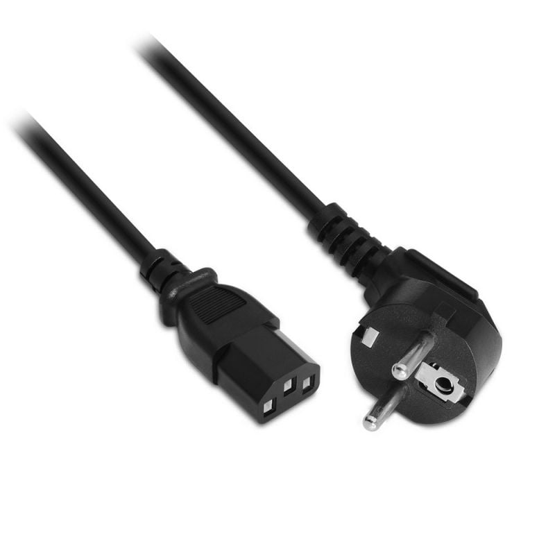 Cabo de Alimentação Aisens A132-0167 / Cee(7-7) Macho - C13 Fêmea / Até 1500W / 1,5m / Preto