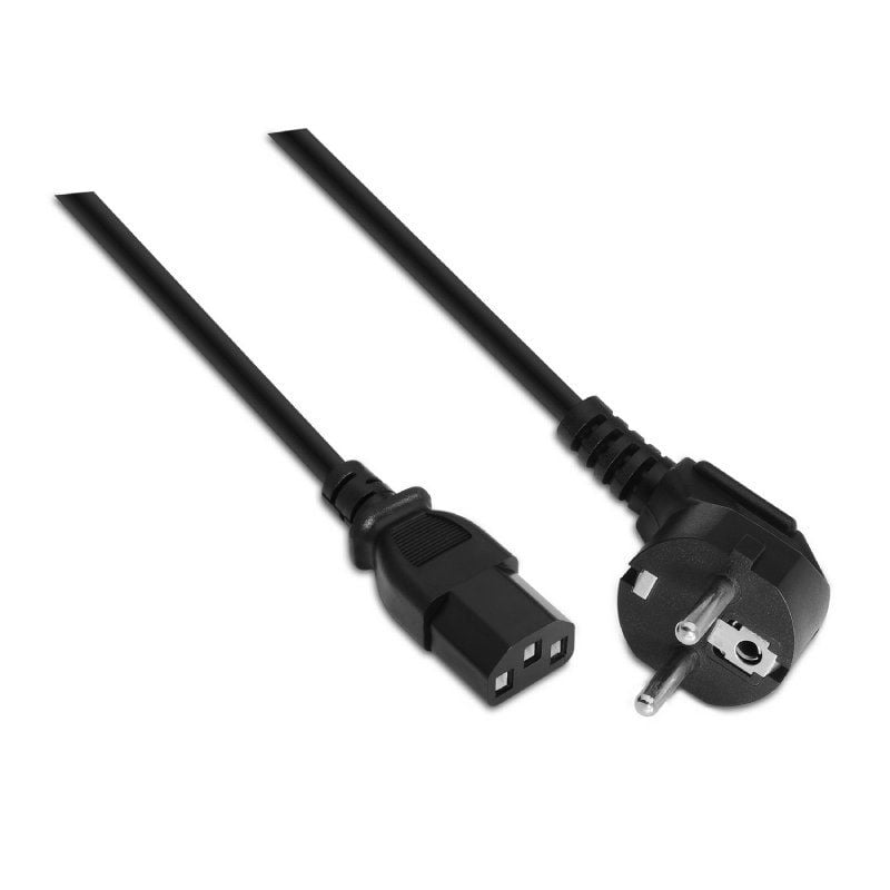 Cabo de Alimentação Aisens A132-0168 / Cee(7-7) Macho - C13 Fêmea / Até 1500W / 3m / Preto