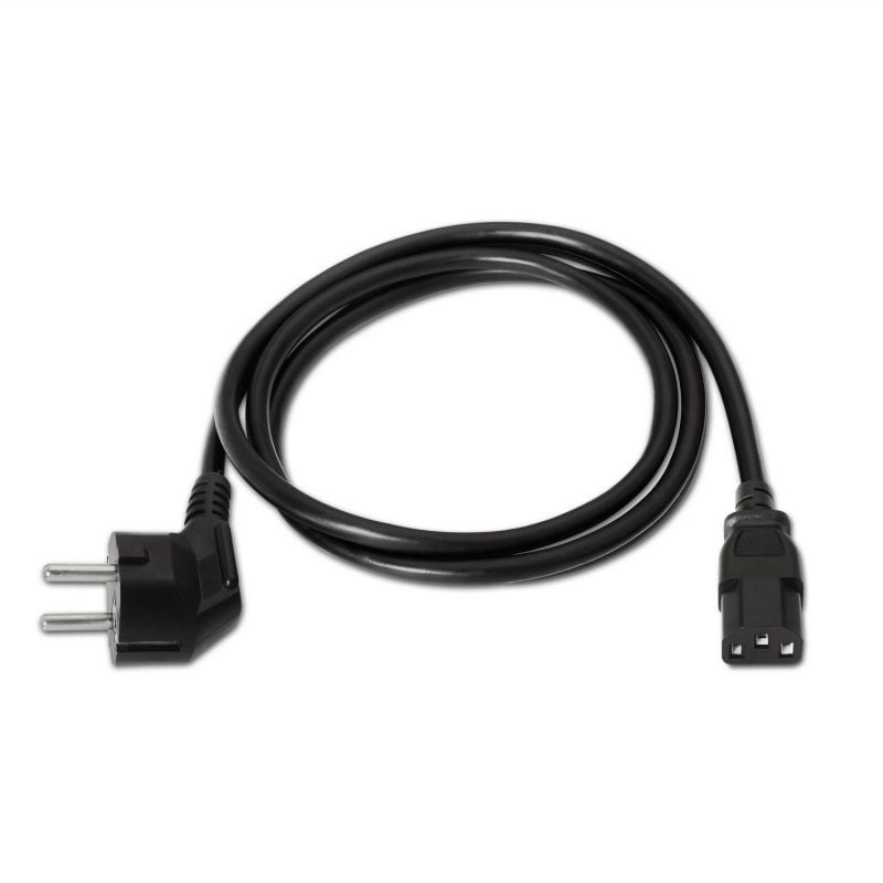 Cabo de Alimentação Aisens A132-0168 / Cee(7-7) Macho - C13 Fêmea / Até 1500W / 3m / Preto