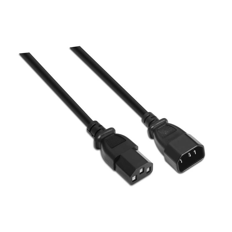 Aisens A132-0171 Cabo de Extensão de Alimentação da CPU A132-0171 / IEC C13 Fêmea - IEC C14 Macho /…