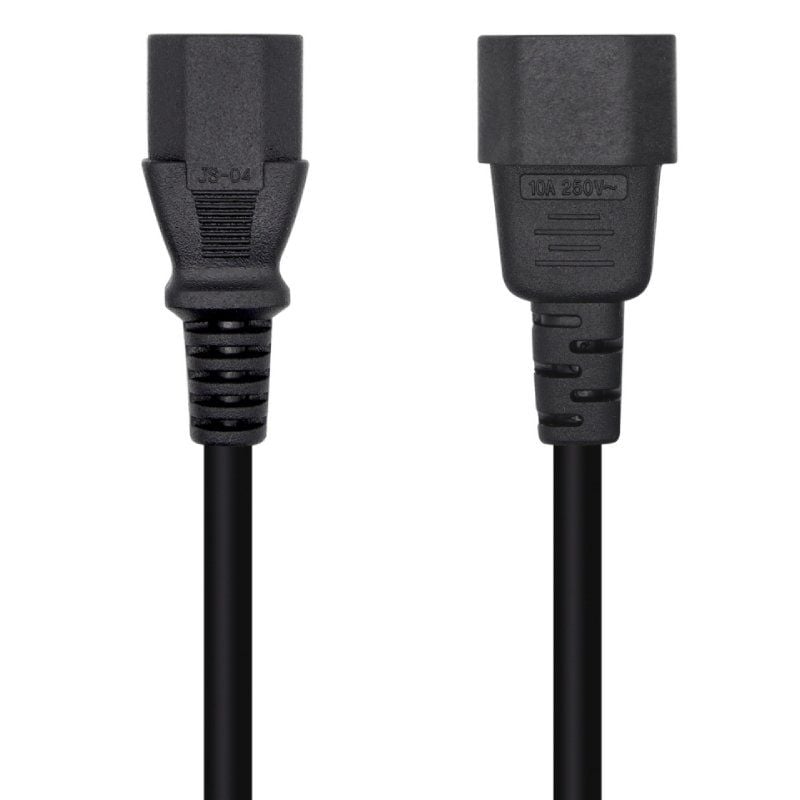 Aisens A132-0171 Cabo de Extensão de Alimentação da CPU A132-0171 / IEC C13 Fêmea - IEC C14 Macho /…
