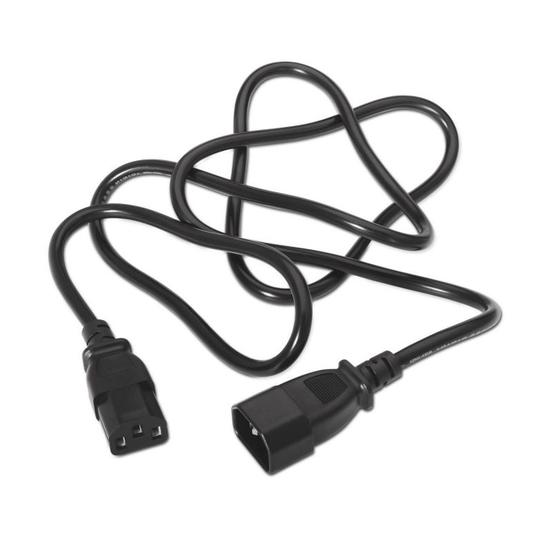 Aisens A132-0171 Cabo de Extensão de Alimentação da CPU A132-0171 / IEC C13 Fêmea - IEC C14 Macho /…