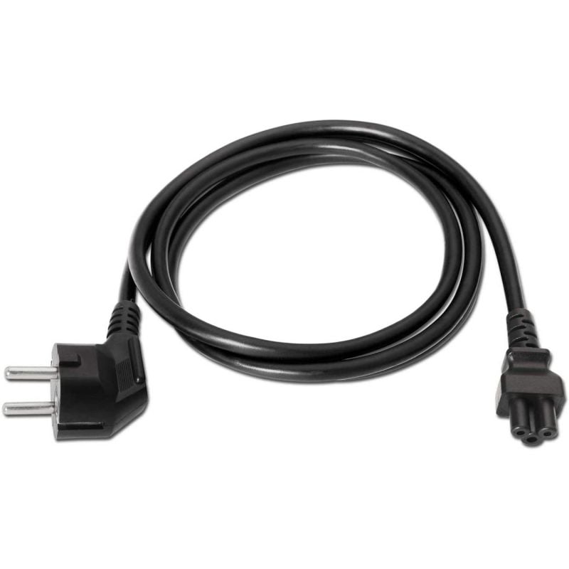 Aisens A132-0172 Cabo de Alimentação Clover / Cee(7-7) Macho - C5 Fêmea / Até 1500W / 1,5m