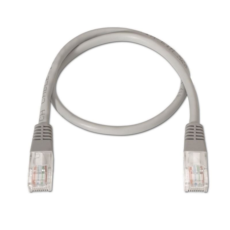 Cabo de Rede RJ45 UTP Aisens A133-0176 Cat.5e / 50cm / Cinzento
