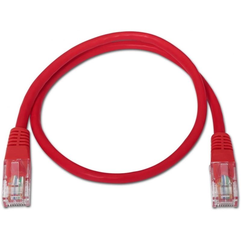 Cabo de Rede RJ45 UTP Aisens A133-0187 Cat.5e / 50cm / Vermelho