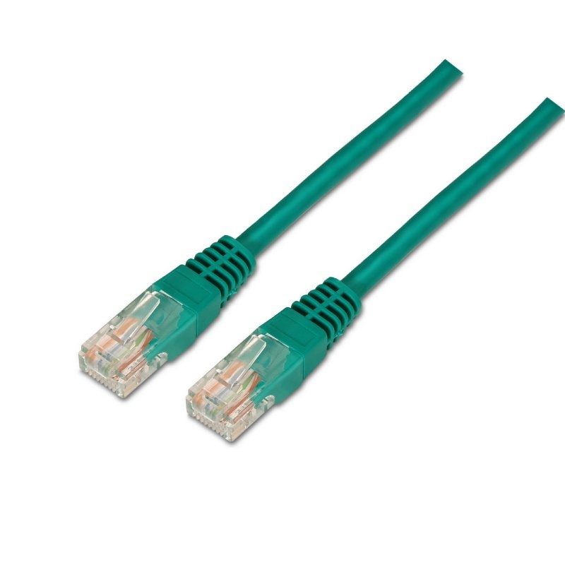 Aisens A133-0194 Cabo de Rede Cat.5e UTP RJ45 A133-0194 Cat.5e / 1m / Verde