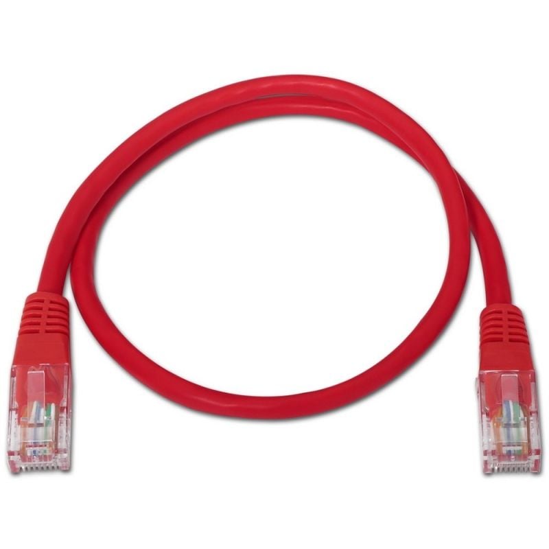 Cabo de Rede RJ45 UTP Aisens A135-0239 Cat.6 / 2m / Vermelho