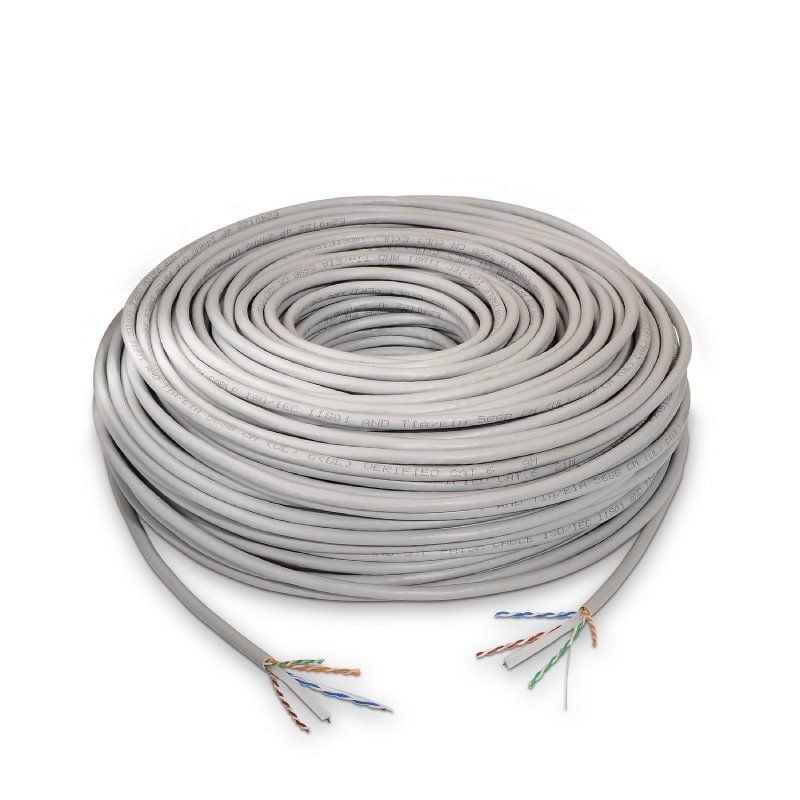 Aisens A135-0261 Bobina de Cabo UTP Cat.6 / 100m / Cinzento RJ45