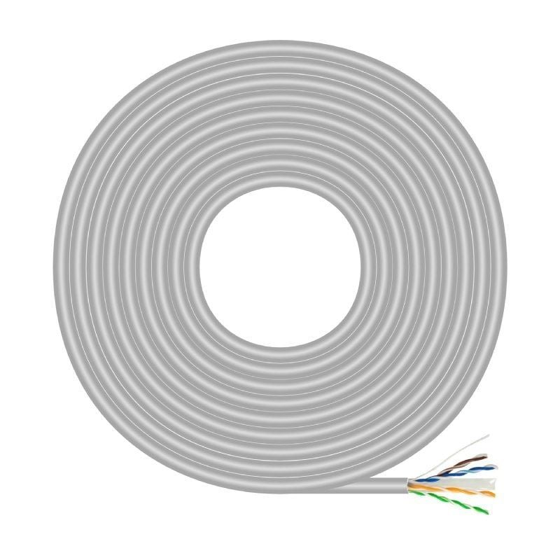 Aisens A135-0743 Bobina de Cabo UTP Cat.6 / 500m / Cinzento RJ45