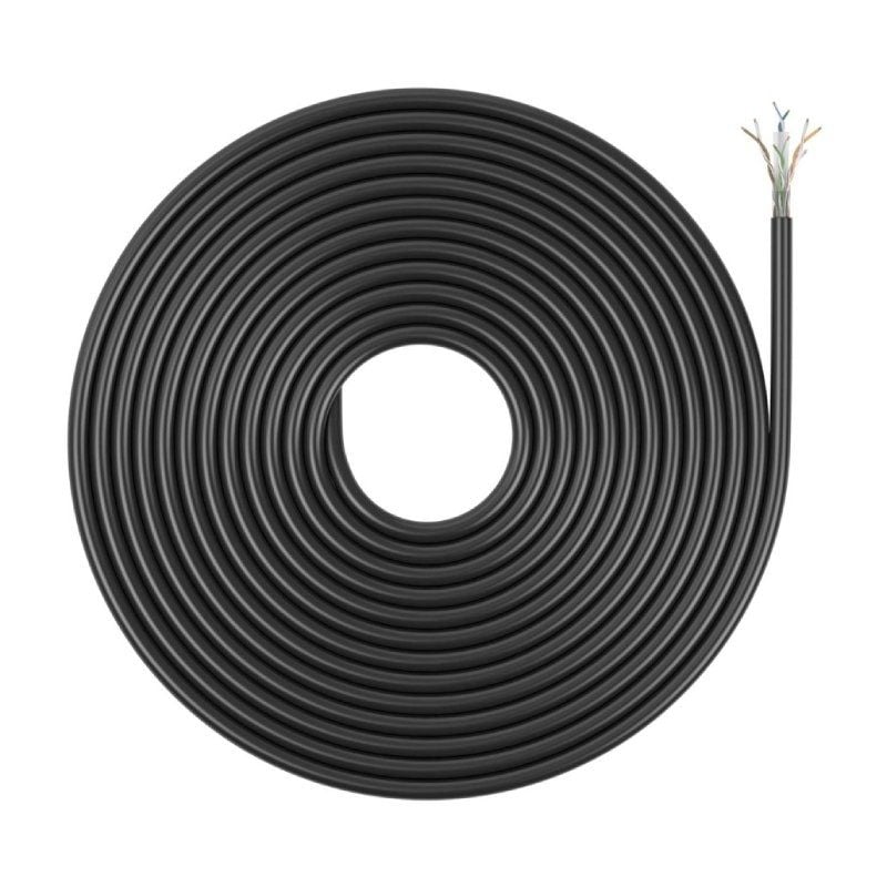 Aisens A135-0751 Cat.6 / 305m / À Prova de Água / Preto / Exterior RJ45 UTP AWG23 Bobina de Cabo