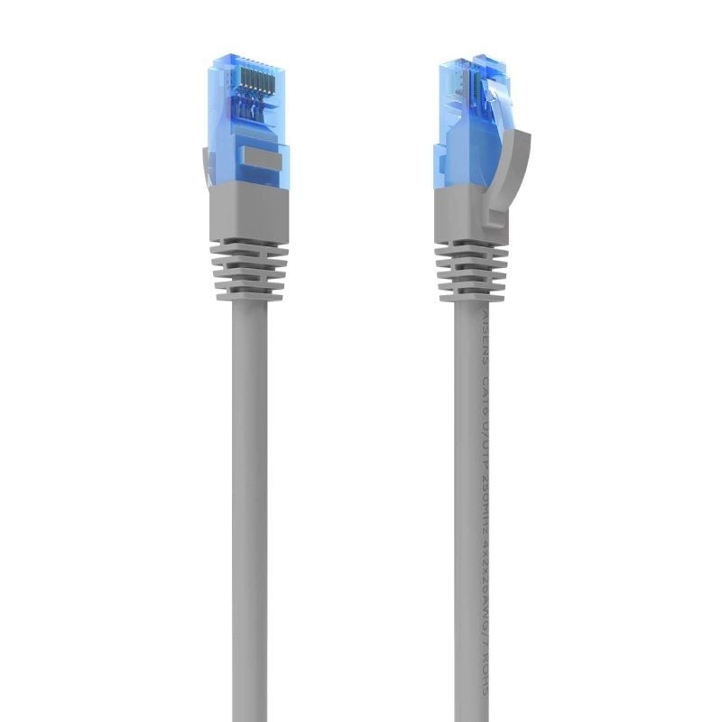 Cabo de Rede RJ45 AWG26 CCA UTP Cabo de Rede Aisens A135-0780 Cat.6 / 5m / Cinzento