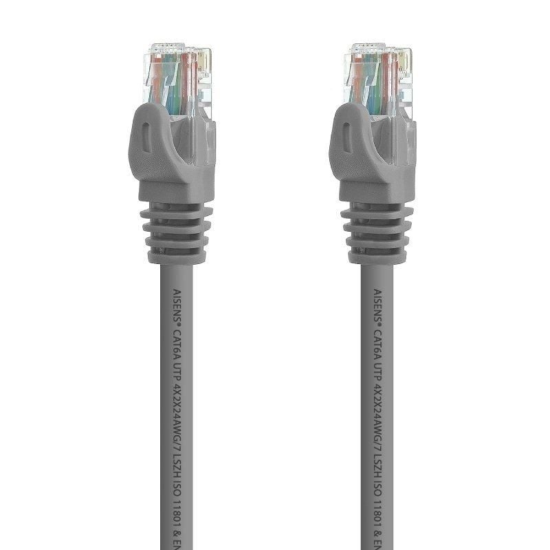 Cabo de Rede RJ45 UTP Aisens A145-0327 Cat.6a / 2m / Cinzento