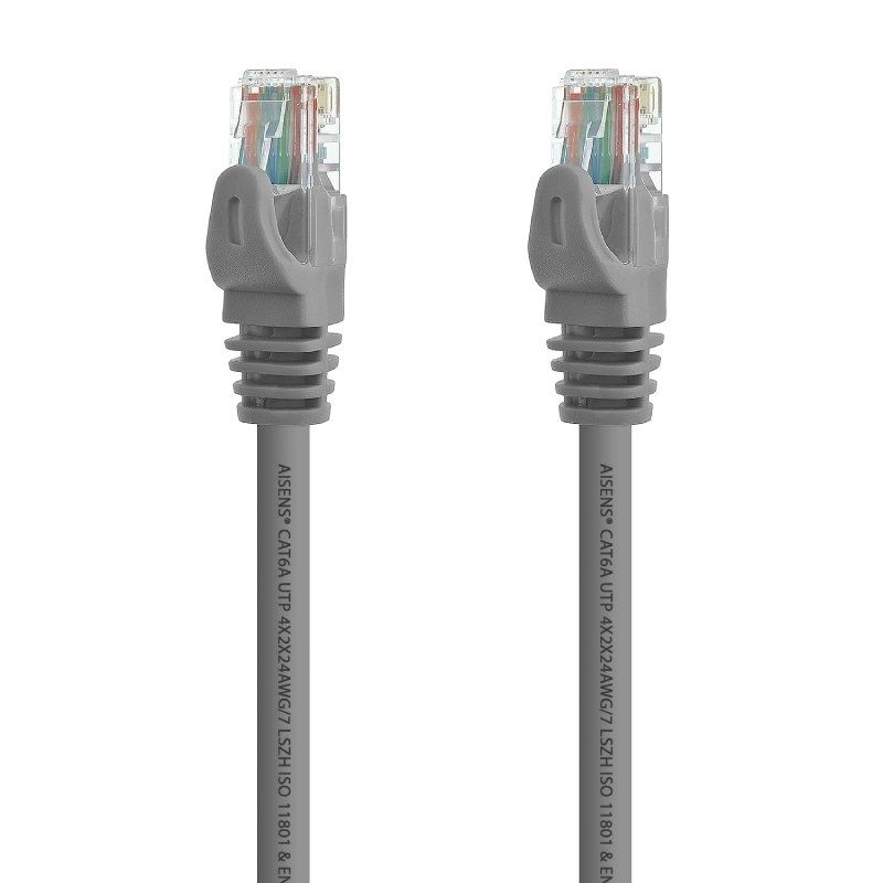 Cabo de Rede RJ45 UTP Aisens A145-0330 Cat.6a / 10m / Cinzento