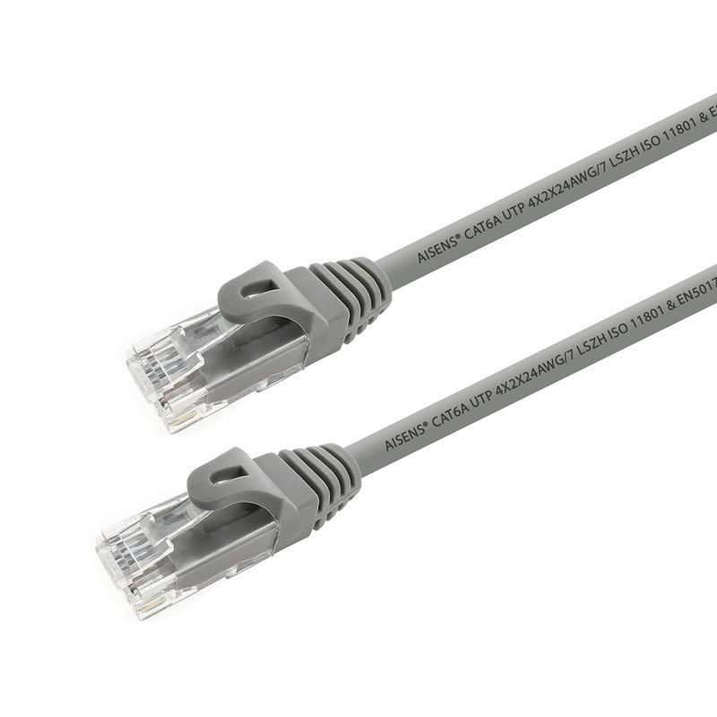 Cabo de Rede RJ45 UTP Aisens A145-0331 Cat.6a / 15m / Cinzento