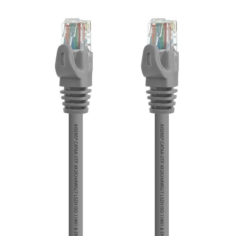 Cabo de Rede RJ45 UTP Aisens A145-0331 Cat.6a / 15m / Cinzento