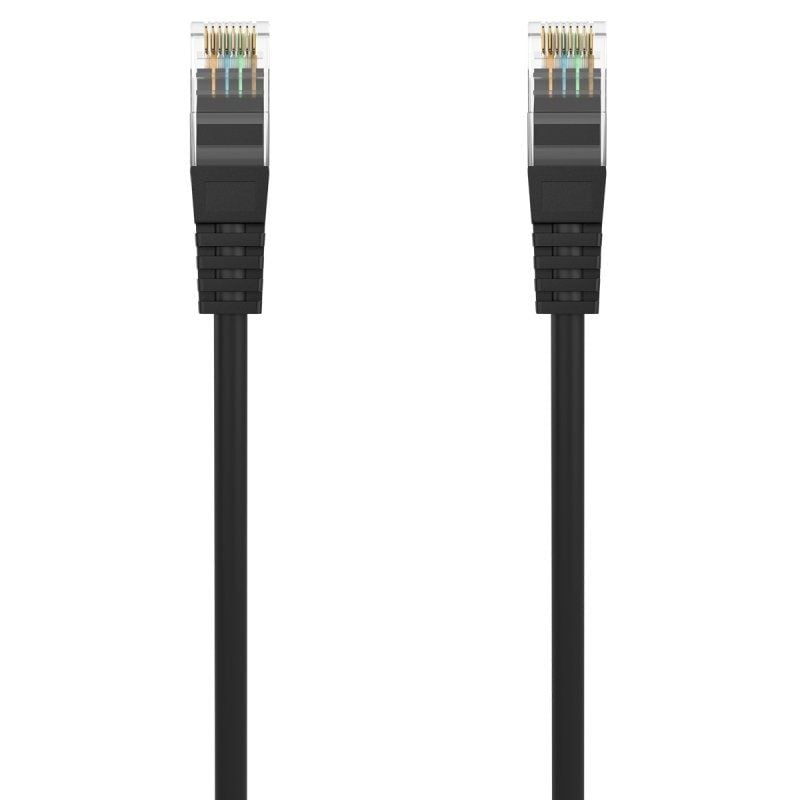 Cabo de Rede RJ45 AWG24 UTP Cabo de Rede Aisens A145-0590 Cat.6a / LSZH / 3m / Preto