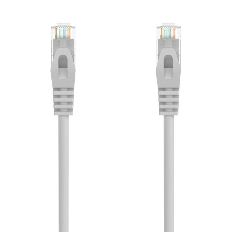 Cabo de Rede RJ45 AWG24 UTP Aisens A145-0555 Cat.6a / LSZH / 20m / Cinzento
