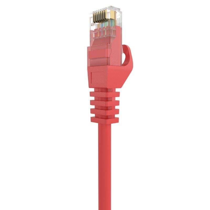 Cabo de Rede RJ45 AWG24 UTP Cabo de Rede Aisens A145-0558 Cat.6a / LSZH / 50cm / Vermelho