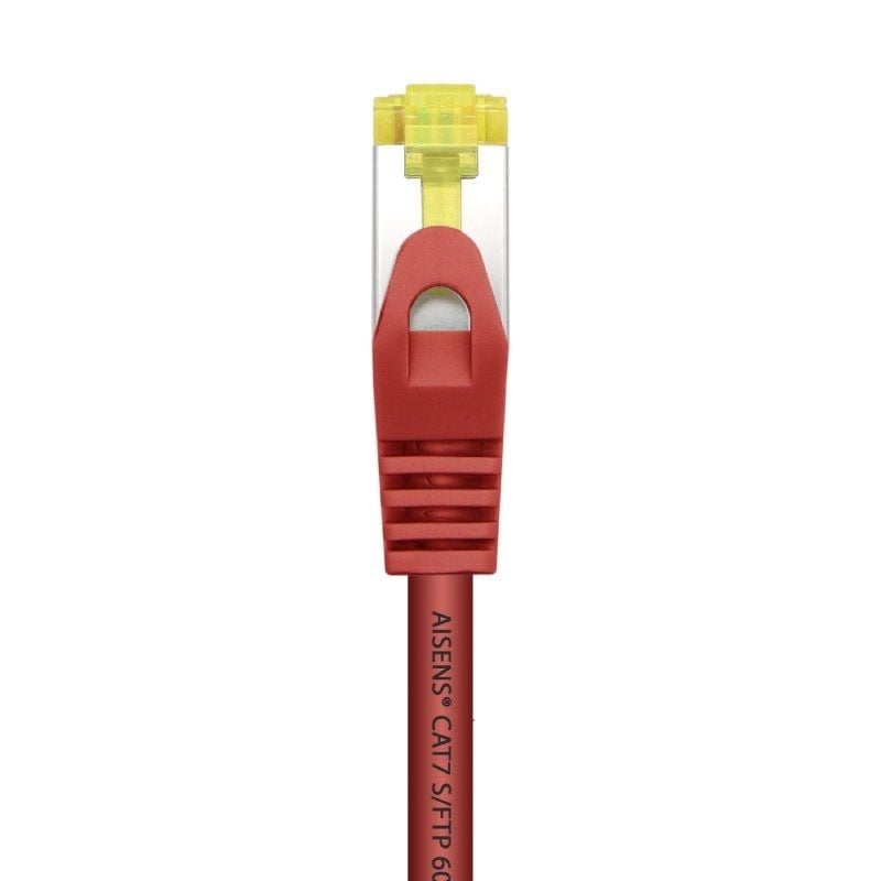 Cabo de Rede RJ45 SFTP Aisens A146-0470 Cat.7 / 1m / Vermelho