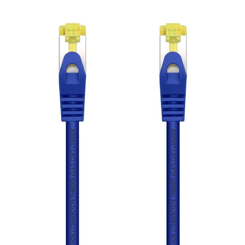Cabo de Rede RJ45 SFTP Aisens A146-0478 Cat.7 / 1m / Azul