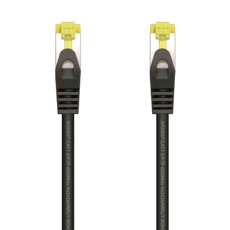 Aisens A146-0487 Cat.7 / 2m / Preto Cabo de Rede RJ45 SFTP Aisens A146-0487 Cat.7 / 2m / Preto