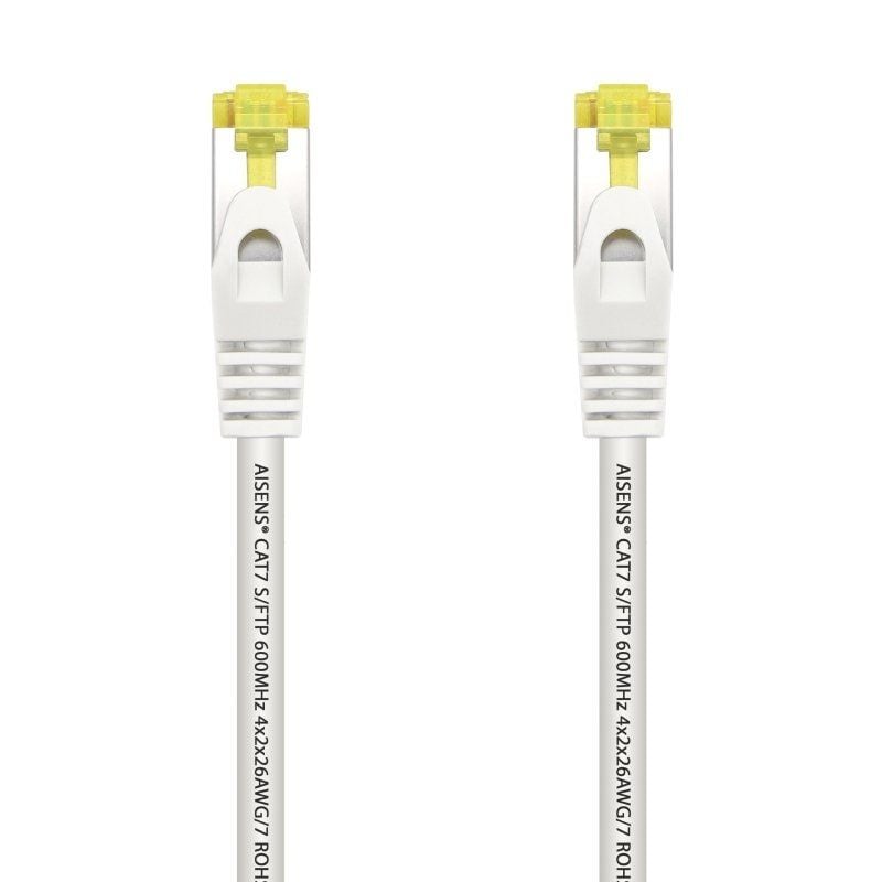 Cabo de Rede RJ45 SFTP Aisens A146-0491 Cat.7 / 2m / Branco