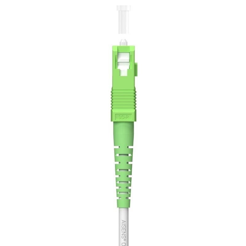 Bobina de Fibra Ótica G657A2 3.0 9 / 125 SMF Aisens A152-0620 / LSZH / 200m / Branco