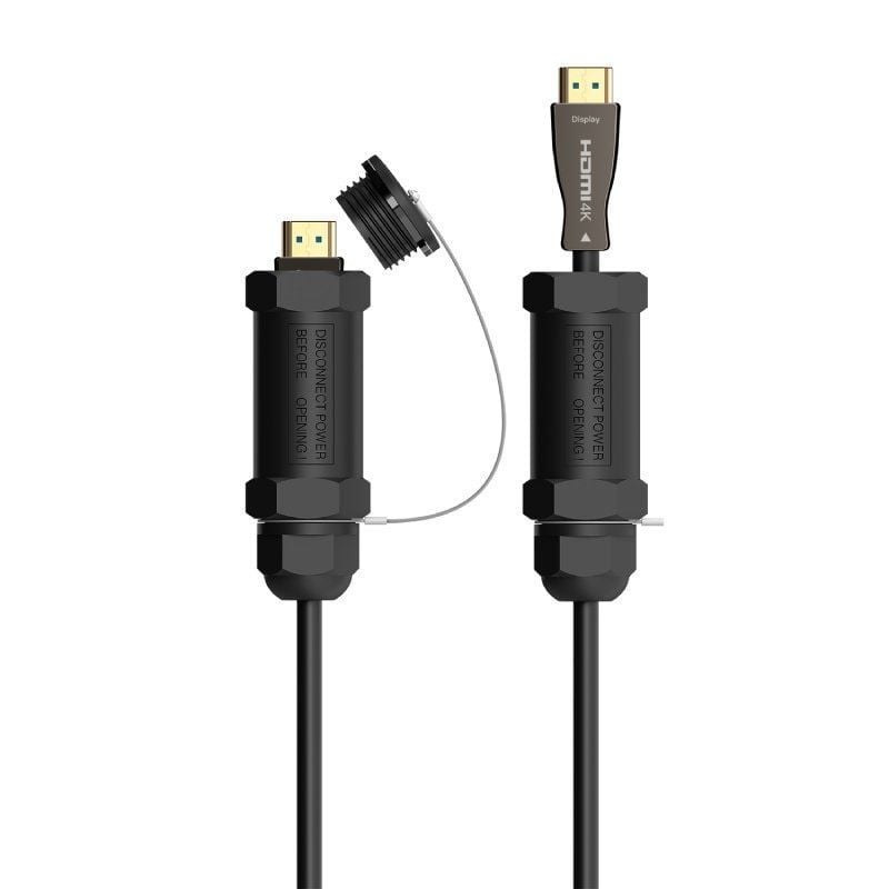 Cabo HDMI com Armadura 2.1 AOC 8K Aisens A153-0611 / Macho HDMI - Macho HDMI / 20m / Preto