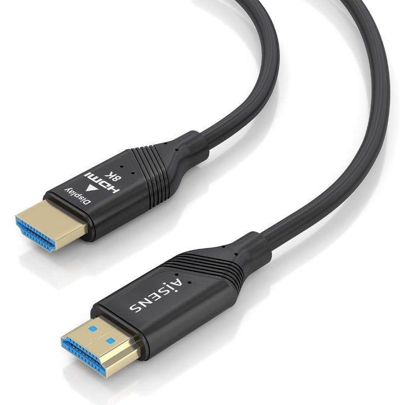 Cabo HDMI 2.1 AOC 8K Aisens A153-0934 / Macho HDMI - Macho HDMI / 15m / Preto