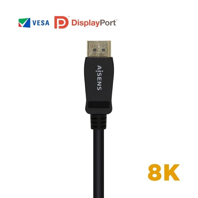 Aisens A149-0430 Cabo Displayport 1.4 8K 8K Displayport / Displayport Macho - Displayport Macho / 5…