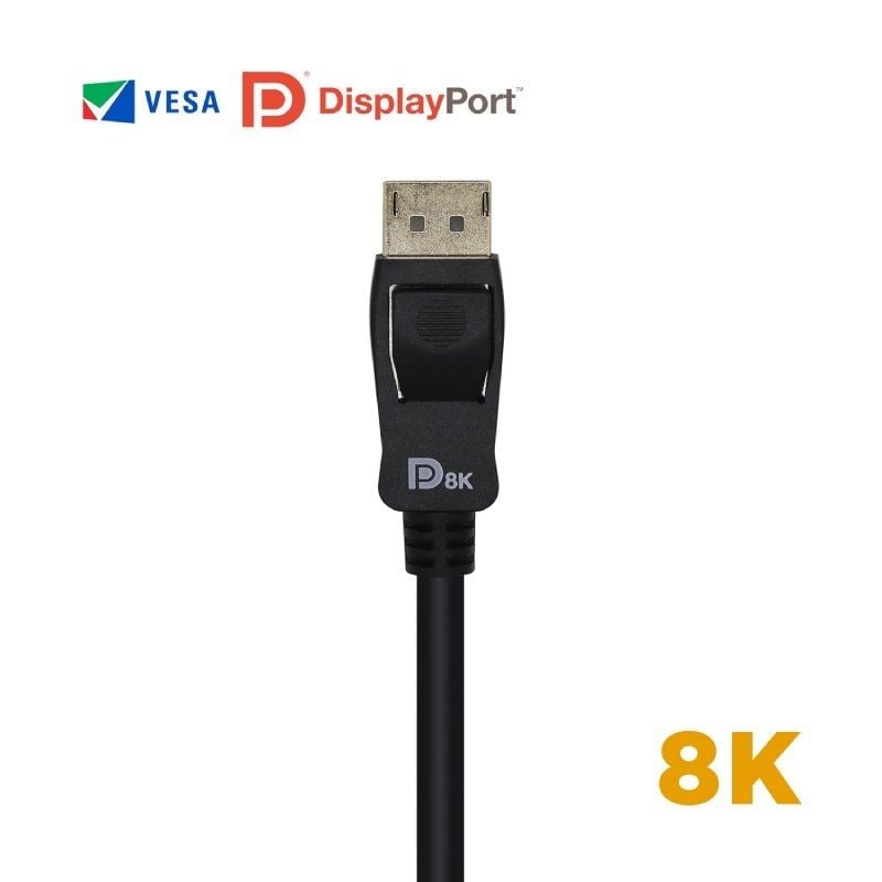 Displayport 1.4 8K Aisens A149-0432 / Displayport Macho - Displayport Macho / 2m / Certificado / Pr…