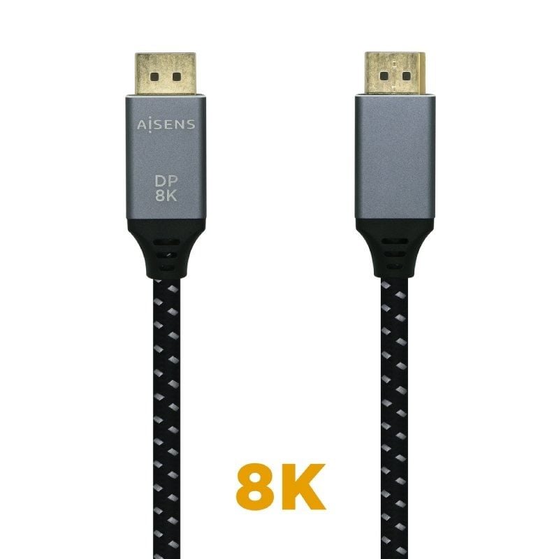 Aisens A149-0438 Cabo Displayport 1.4 8K 8K Displayport / Macho Displayport - Macho Displayport / 3…