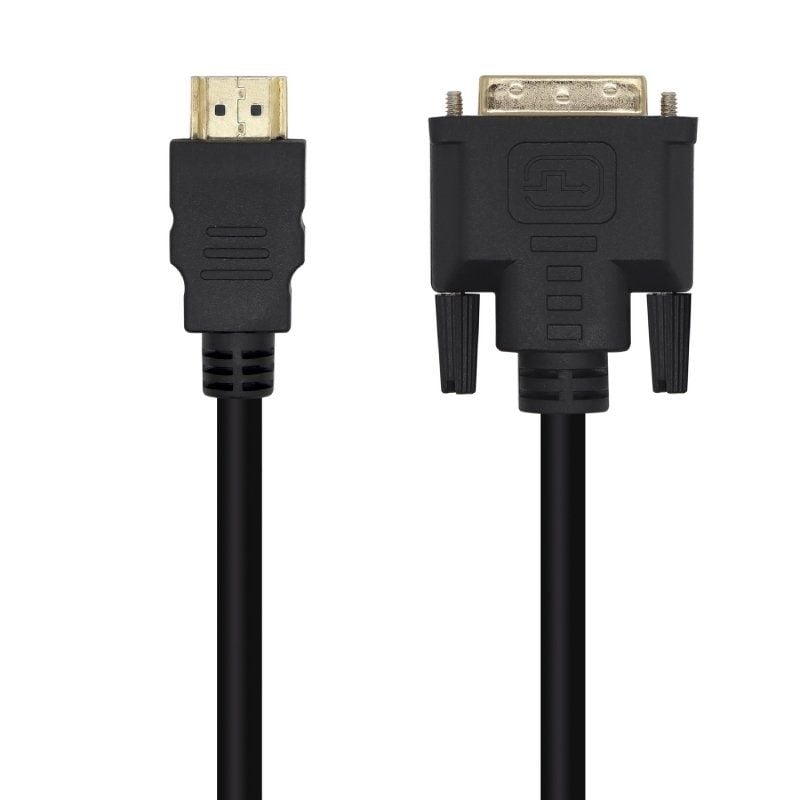 Cabo HDMI Aisens A117-0451 / DVI Macho - HDMI Macho / 3m / Preto