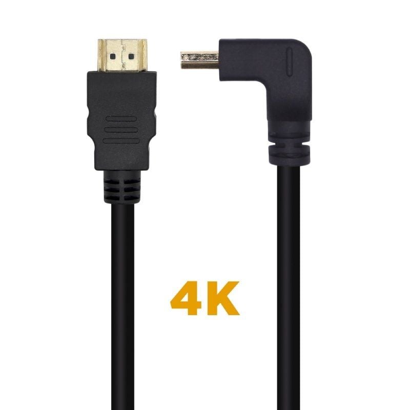 HDMI 2.0 4K Aisens A120-0456 / Macho HDMI - Macho HDMI / 1m / Preto
