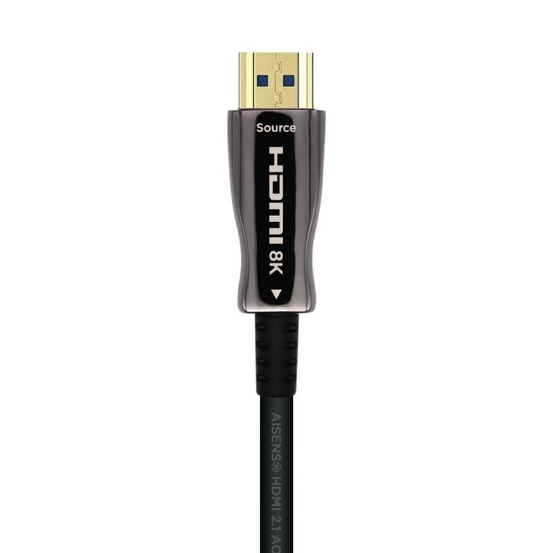 Cabo HDMI 2.1 AOC 8K Aisens A153-0515 / Macho HDMI - Macho HDMI / 10m / Preto